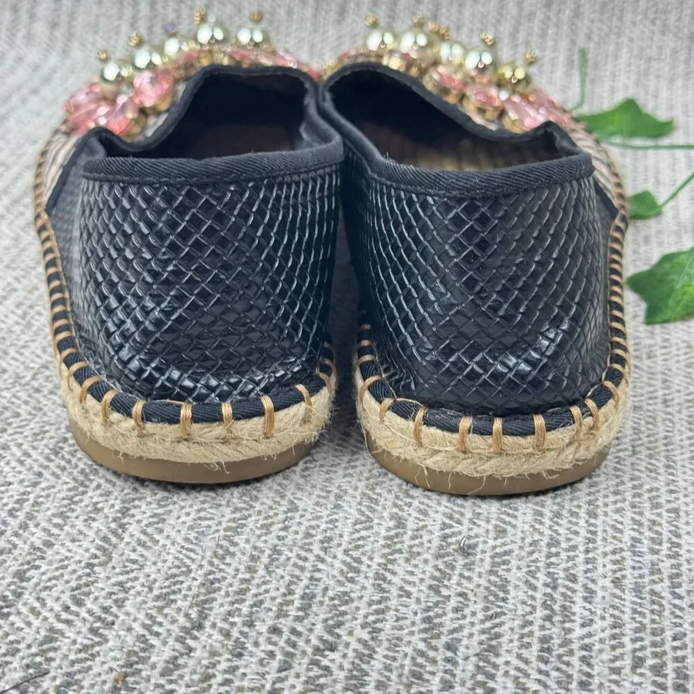 RIVER ISLAND EMBELLISHED ESPADRILLES FLAT SHOES 3/36